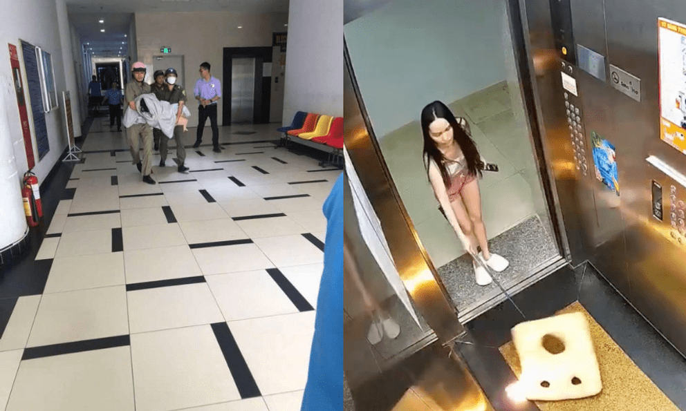 Hé lộ nguyên nhân vụ cô gái đốt lửa trong thang máy, có hành động lạ khi bị cơ quan chức năng mời làm việc