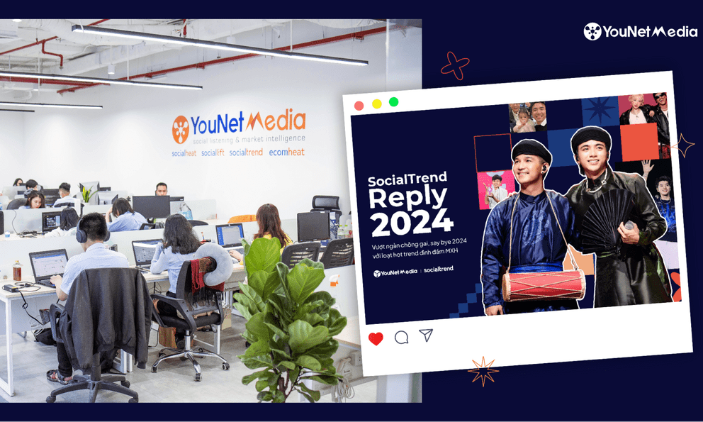 Đơn vị phân tích nào đứng sau báo cáo “Nhìn lại hot trend mạng xã hội” SocialTrend Reply 2024?