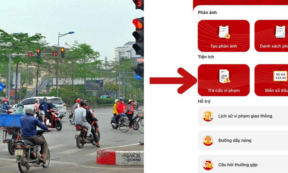 Hướng dẫn tra cứu phạt nguội trên ứng dụng VNeTraffic