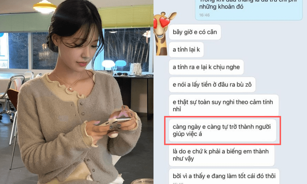 Bị chồng gọi là “người giúp việc” vì thất nghiệp ở nhà lo cơm nước, đi chợ không quá 150k/ngày: Hai bức ảnh chụp màn hình tiết lộ sự thật 
