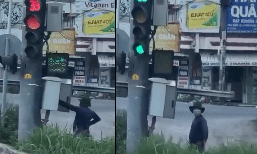“Người đàn ông bí ẩn” chỉnh đèn tín hiệu giao thông gây xôn xao cộng đồng mạng là ai?
