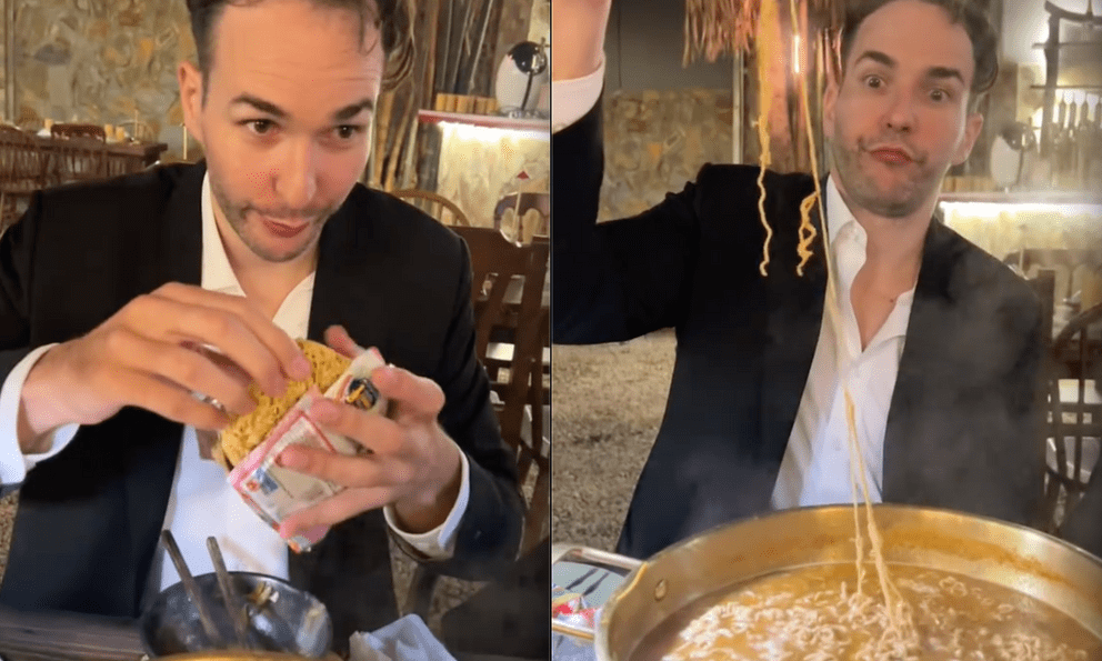 Đi ăn lẩu, khách Tây lấy 1 món đồ bỏ túi mang về khiến dân mạng phải thốt lên: 