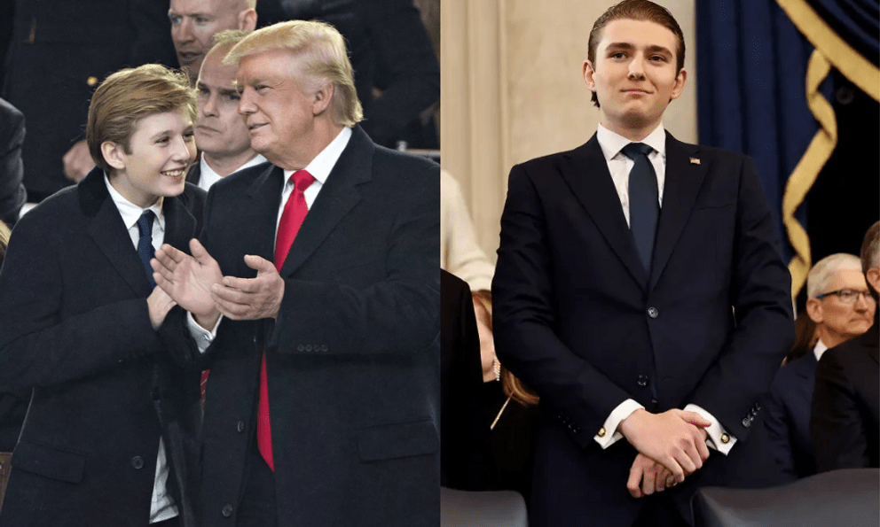 Barron Trump 8 năm trước và bây giờ: Hình ảnh trước - sau khiến người ta kinh ngạc!