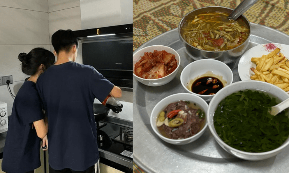 Bức ảnh bữa cơm tất niên trong phòng trọ của vợ chồng ở Hà Nội khiến 7000 người nhẹ nhõm