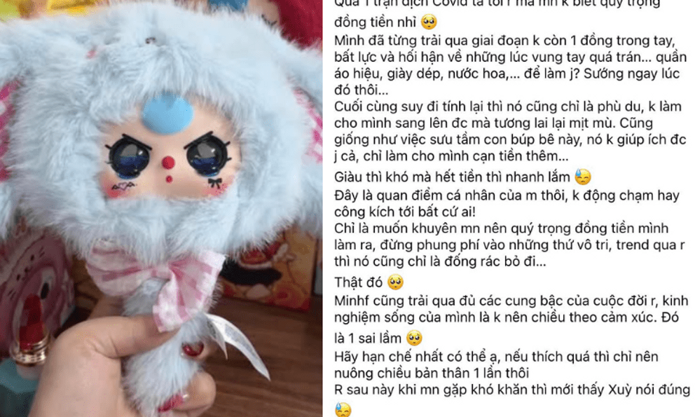 Bức ảnh xé túi mù babythree khiến hàng ngàn người tranh cãi: “Đừng phí tiền vào thứ vô tri, trend qua rồi chỉ là đống rác”?