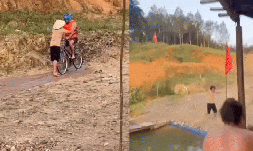 Lần đầu đạp xe qua cầu khỉ khách Tây khiến dân mạng ngỡ ngàng: “Người Việt chẳng mấy ai làm được!” 