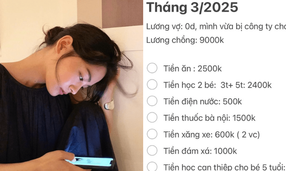 Nhà 4 người nhưng thu nhập chỉ 9 triệu/tháng: Nhìn bảng chi tiêu, tất cả đều khuyên phải làm gấp 1 việc!