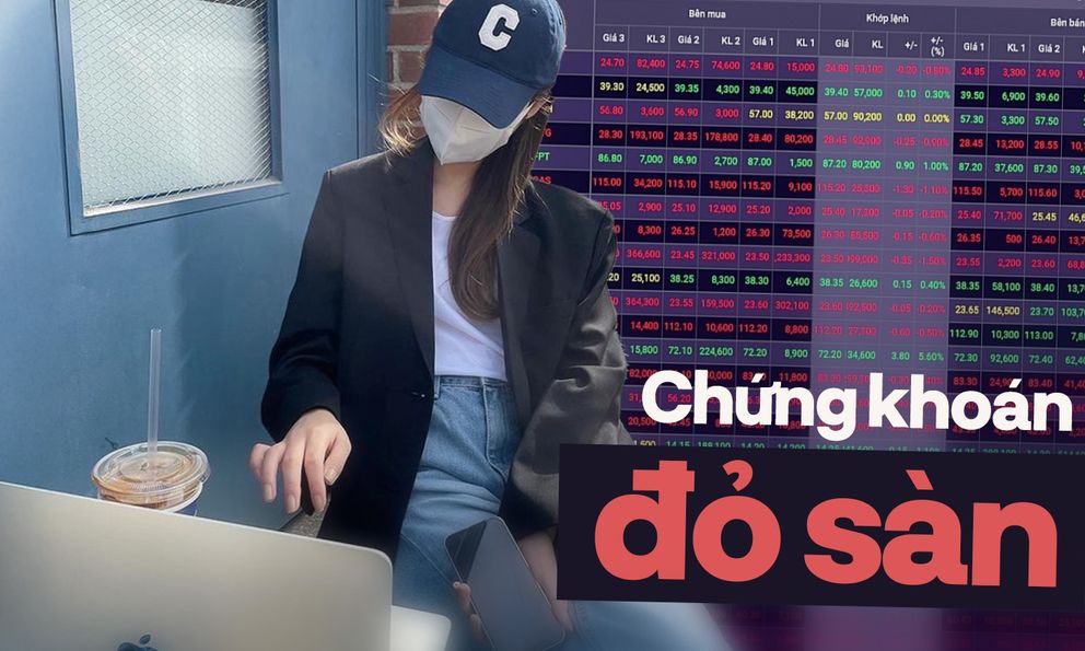 Thị trường đỏ lửa, dân chơi chứng khoán: Cứ mở app ra là thấy tiền bay nhưng quan trọng là… 