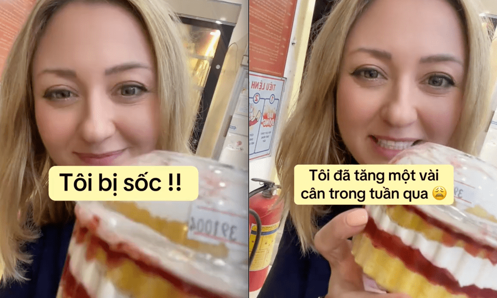 Khách Tây sốc khi tăng vài cân trong 1 tuần chỉ vì ăn món này ở Việt Nam, nghe dân mạng đưa cách xử lý mà bật cười
