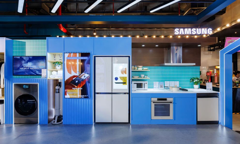 Samsung giới thiệu loạt thiết bị gia dụng tích hợp AI và màn hình cảm ứng