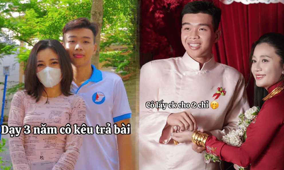 Nam sinh mừng cưới cô giáo 2 chỉ vàng sau 2 lần bị gọi lên trả bài, ngỡ ngàng mối quan hệ phía sau