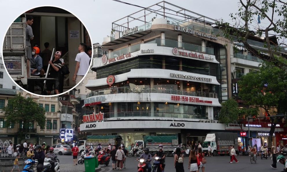 Bắt đầu tháo dỡ tòa nhà Hàm Cá Mập: Chính thức ngừng đón khách, các hộ kinh doanh di dời khỏi mặt bằng