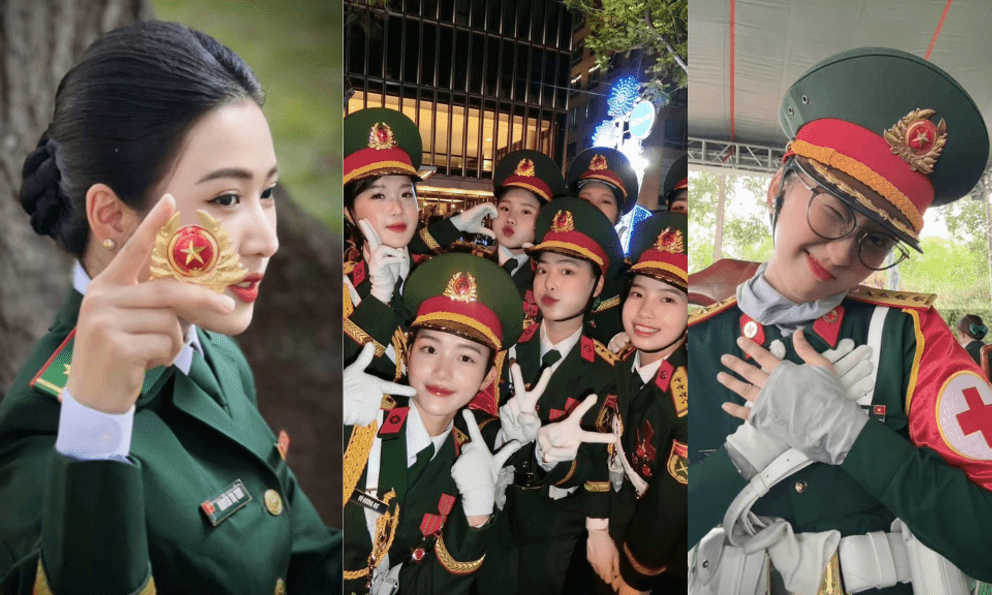 Loạt khoảnh khắc gây xao xuyến của các “bông hồng thép” trong dàn diễu binh dịp 30/4: Xinh đẹp chẳng kém hoa hậu, nhiệm vụ vẫn xuất sắc hoàn thành