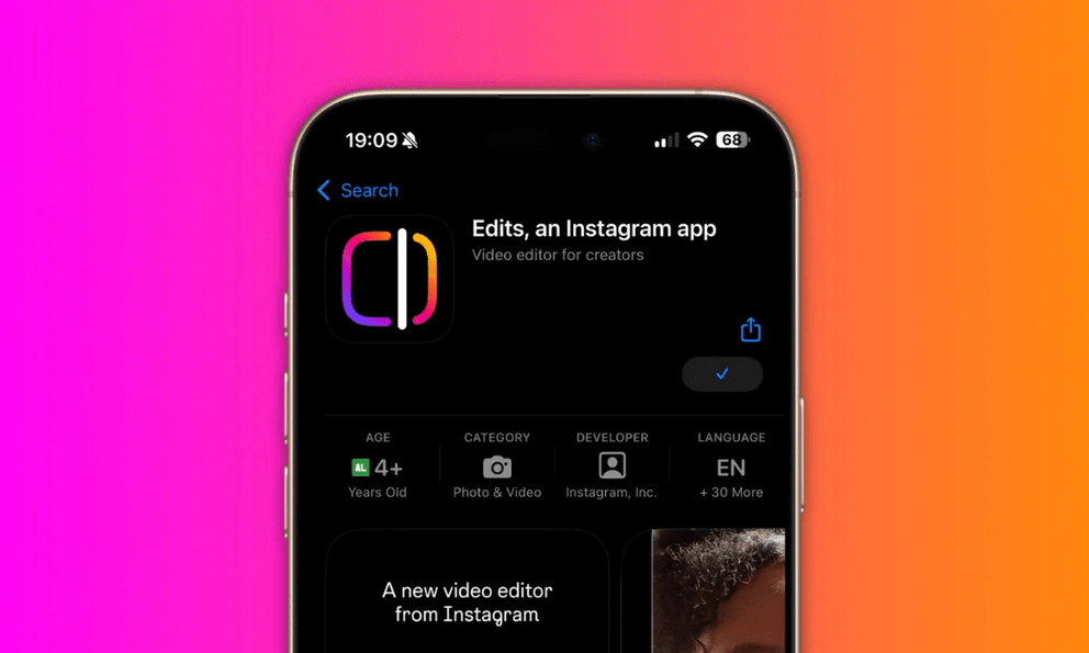 Ứng dụng chỉnh video “Edits” vừa ra mắt, lập tức 