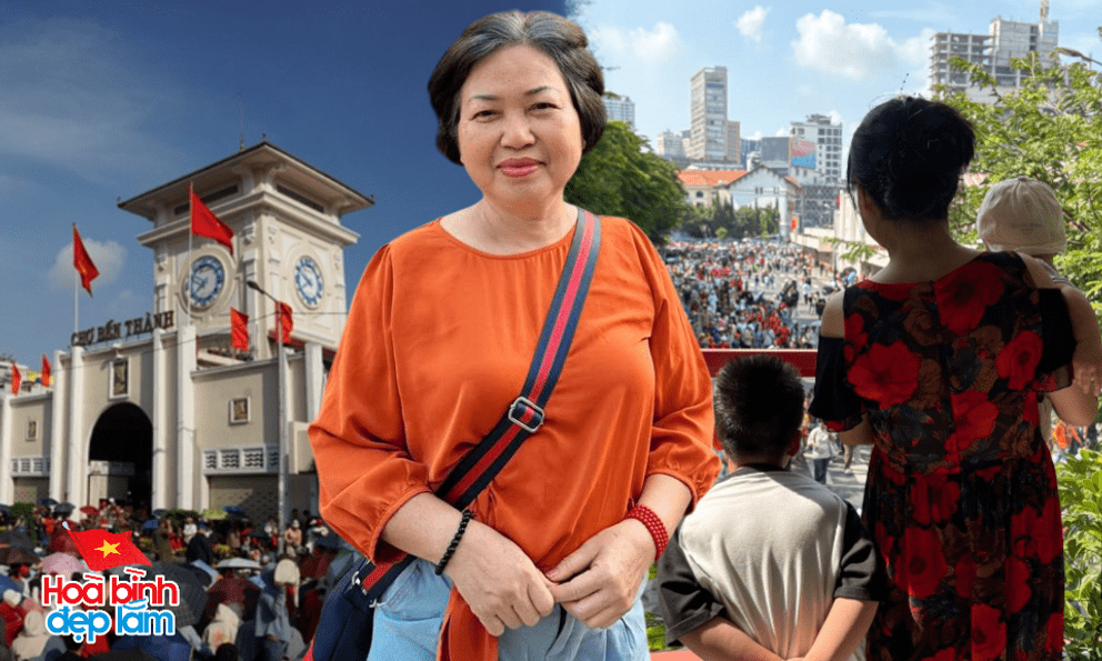 Hội con cưng đưa bố mẹ vào TP.HCM xem diễu binh, 