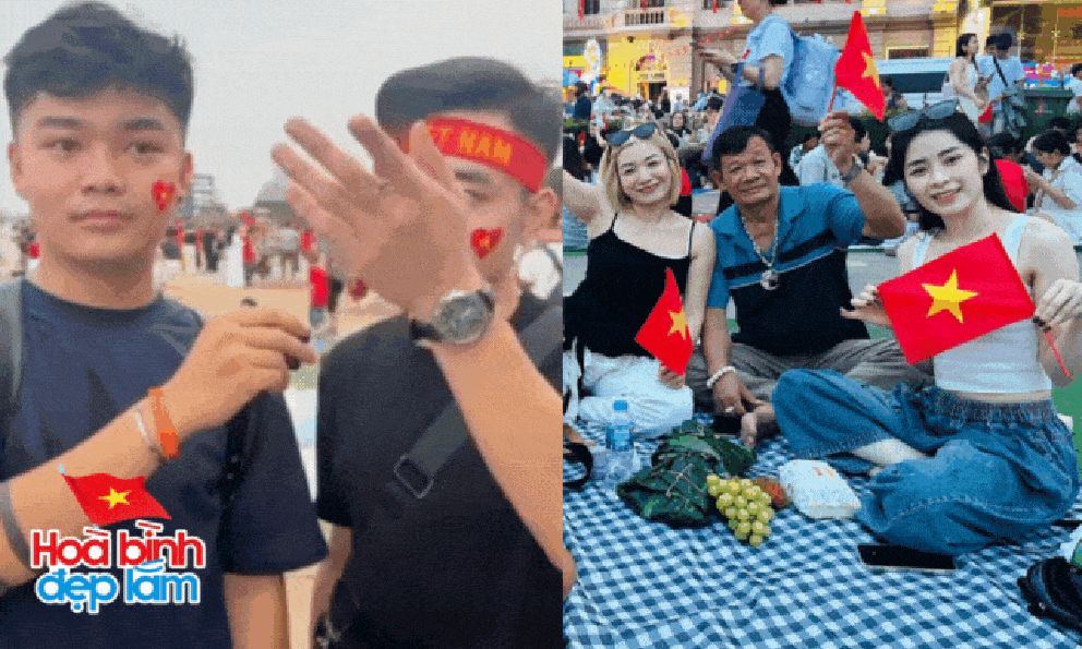 16 tiếng trước giờ G, người trẻ từ Nhật Bản, Hà Nội đổ về TP.HCM: Trải bạt ra ăn xôi, gà, tận hưởng không khí hiếm có