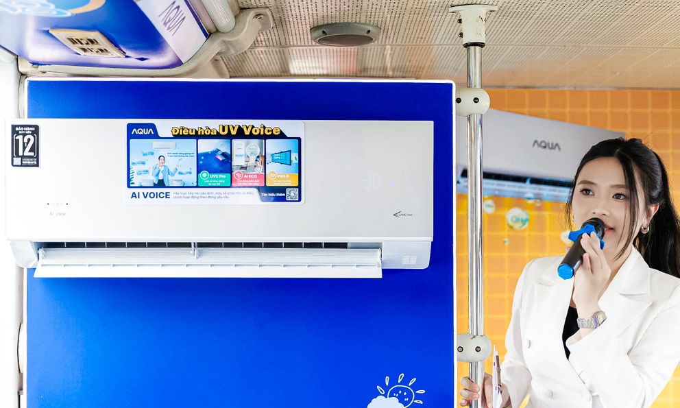 Xuất hiện mẫu điều hòa điều khiển bằng giọng nói tiếng Việt 