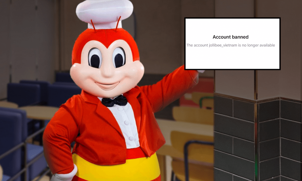 Jollibee Việt Nam bất ngờ bị cấm trên TikTok: Loạt tài khoản giả mạo vẫn tràn ngập