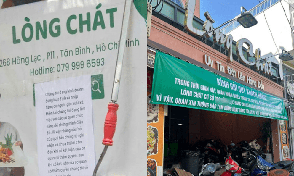 Lòng Chát đóng cửa, TP.HCM vẫn chưa lấy được mẫu lòng xe điếu: Các quán trên địa bàn đều báo 