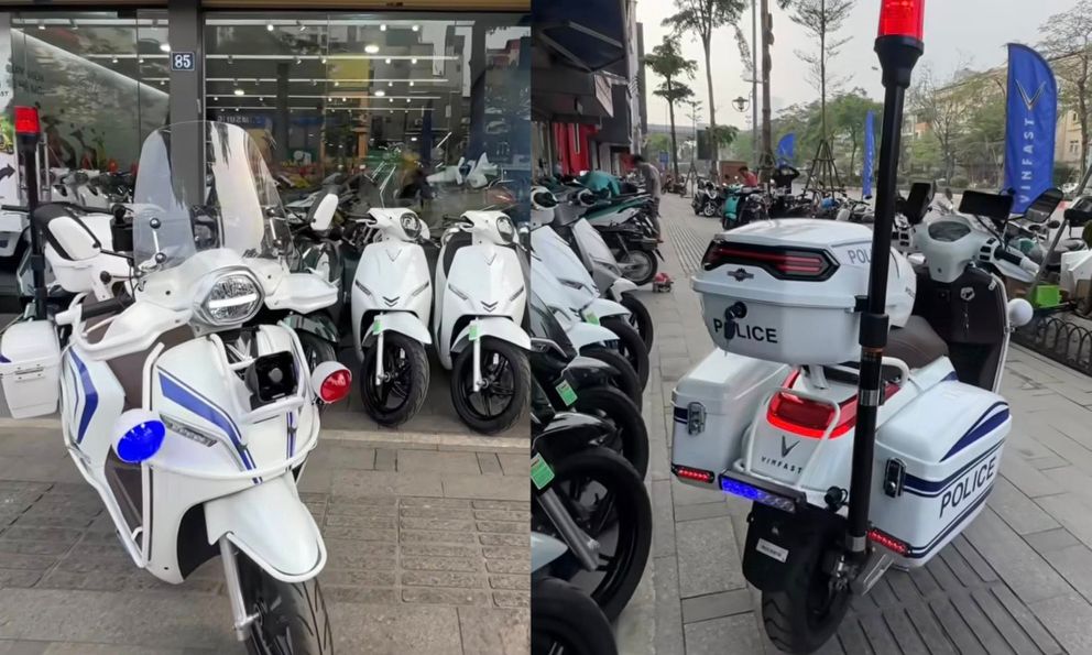 VinFast lộ diện phiên bản xe Cảnh sát nét căng, cộng đồng háo hức đón nhận