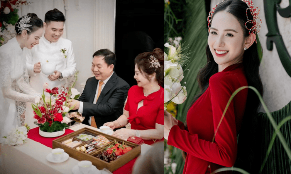 Hương Liên lần đầu công khai gia thế nhà chồng