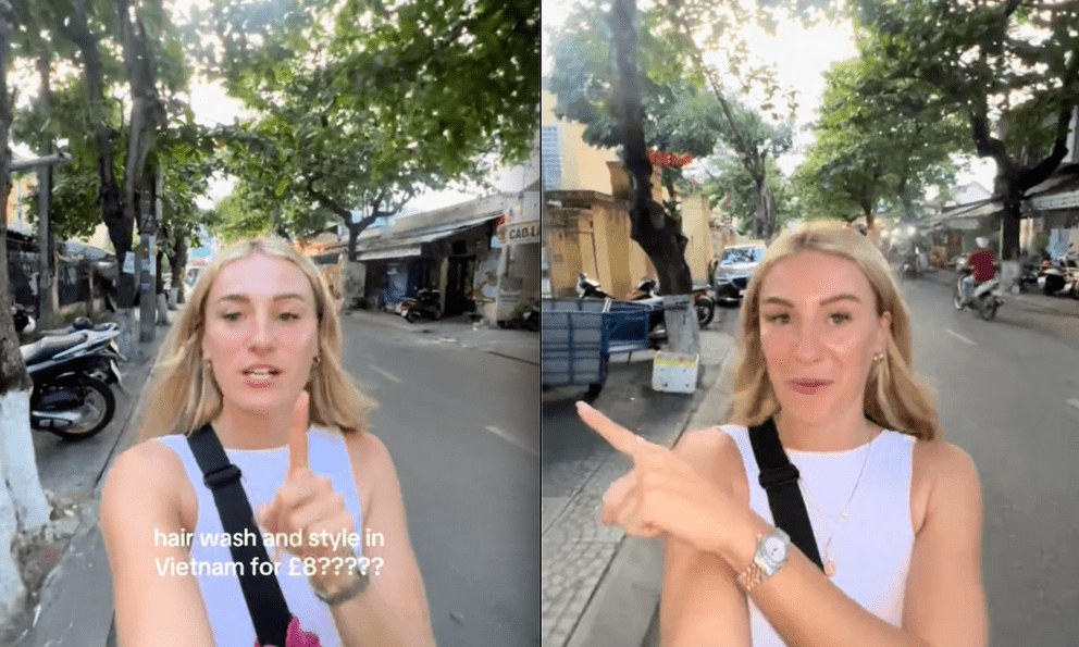 Cô gái Tây bỏ 283.000 đồng cho 1 dịch vụ ở Việt Nam, khen hết lời về 