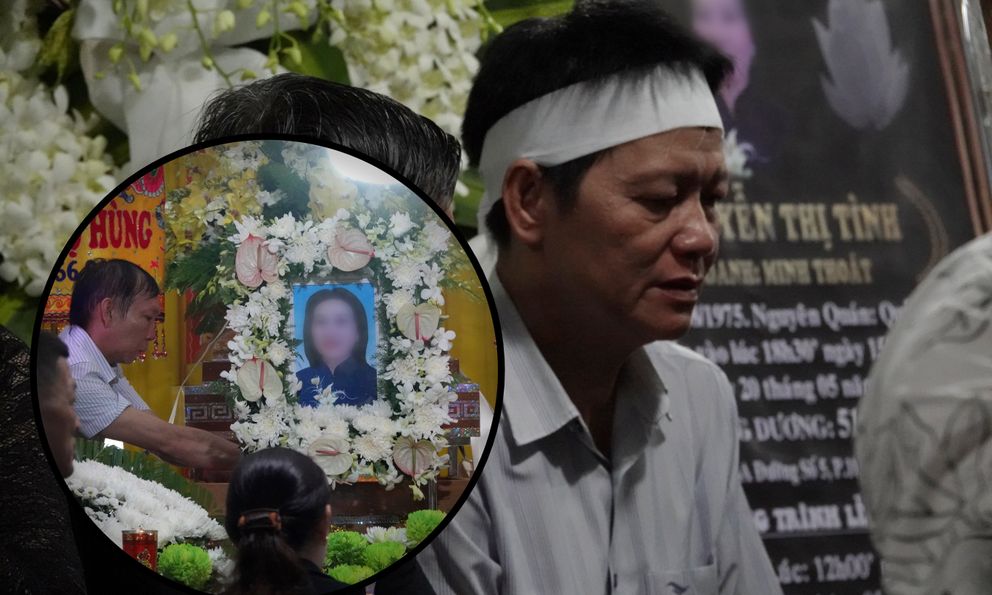  Tang lễ đẫm nước mắt của nạn nhân xấu số trong vụ tai nạn xe Jeep ở TP.HCM: 