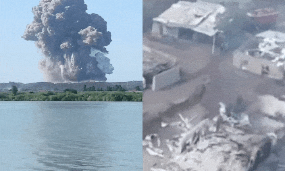 Hình ảnh khủng khiếp vụ nổ nhà máy pháo hoa ở Trung Quốc khiến 9 người thiệt mạng, 26 người bị thương