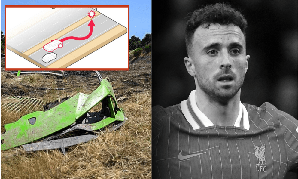 Đây có thể là những gì đã diễn ra trong giây phút cuối đời của Diogo Jota cùng em trai trên chiếc Lamborghini