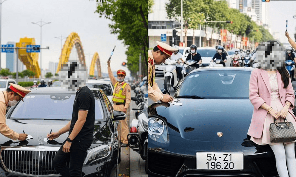 Ghép ảnh “bị phạt” bằng AI để sống ảo, coi chừng bị phạt thật