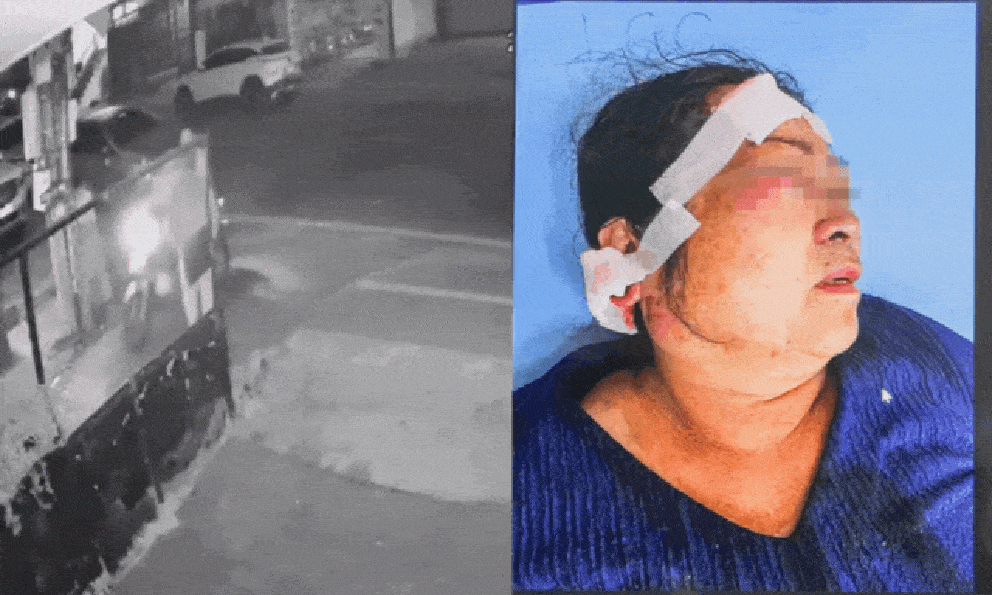 Phẫn nộ clip người phụ nữ bị nhóm thanh niên rình sẵn, lao tới dùng hung khí tấn công dã man trong đêm