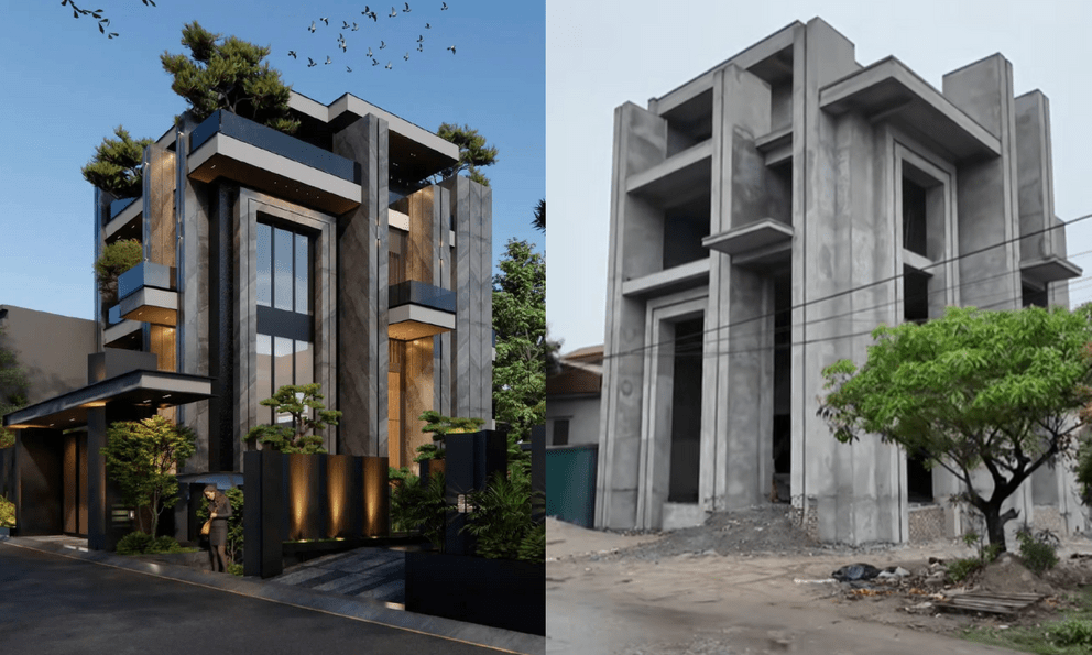 Villa 5 tỷ “khổ nhất thế giới” ở Ninh Bình: 2 năm vẫn chưa xong phần thô, chủ nhà và KTS nổi tiếng làm um sùm