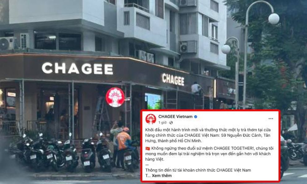 Chagee công bố cửa hàng đầu tiên ở Việt Nam sau 4 tháng 'im lìm'
