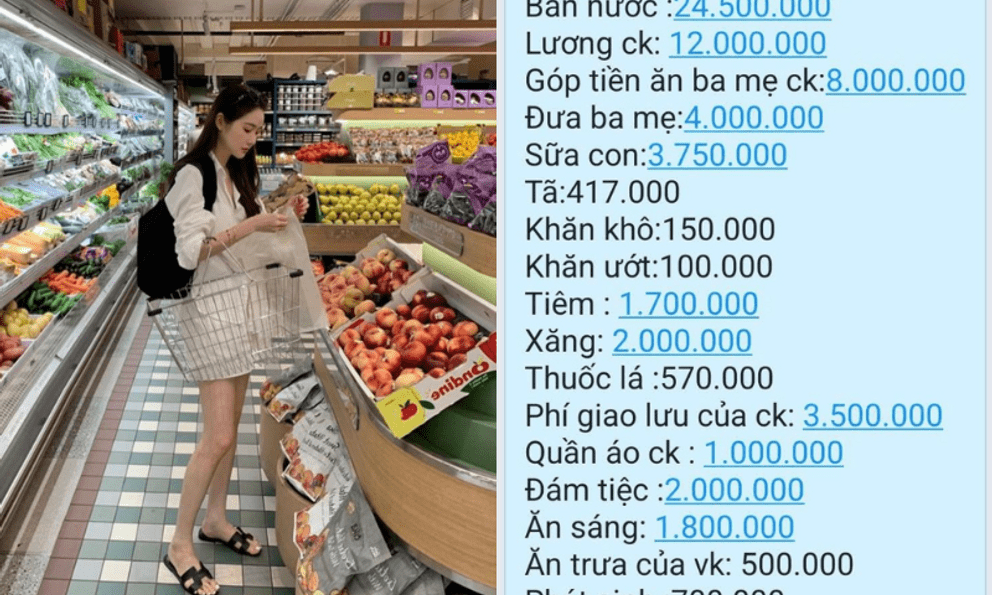 Đoạn tin nhắn “sao kê chi tiêu” của cô vợ ở Hà Nội khiến dân mạng thảng thốt