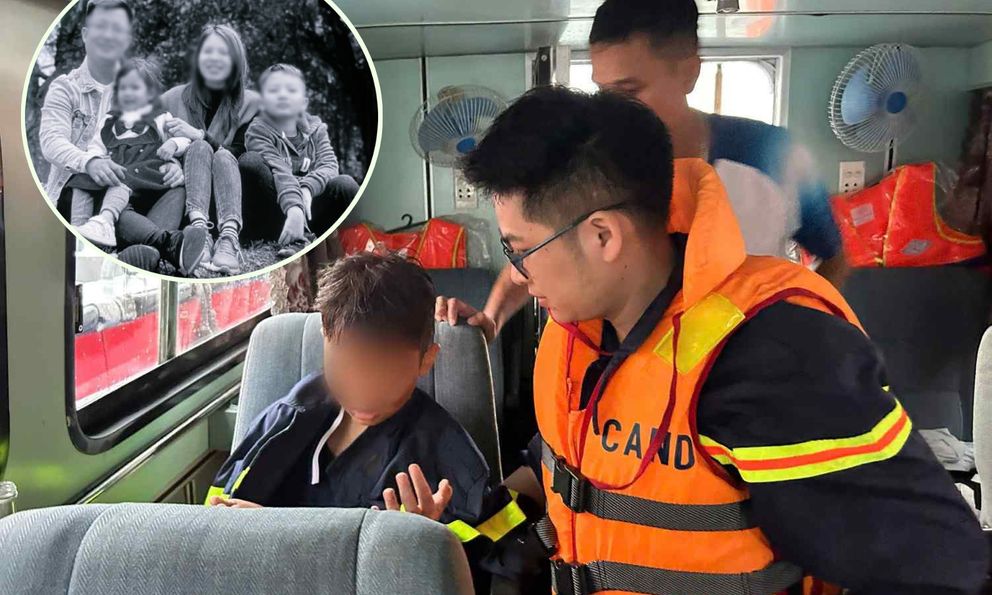 Sức khoẻ của bé trai 10 tuổi được cứu sống trong vụ lật tàu hiện ra sao?