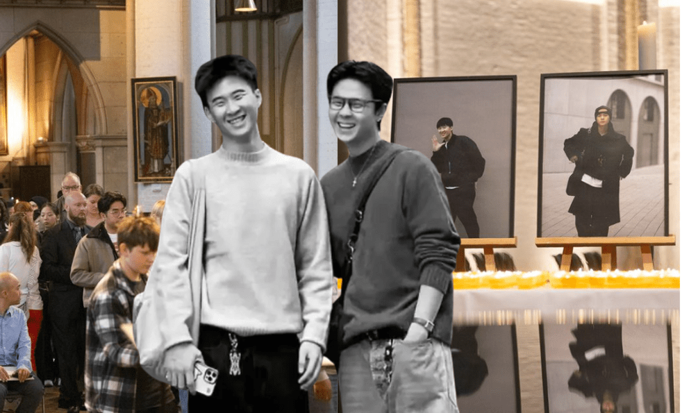 Tang lễ nơi xứ người của cặp song sinh người Việt tử vong trong tai nạn xe: Hàng dài người đến viếng, gia đình chỉ có thể xem qua livestream