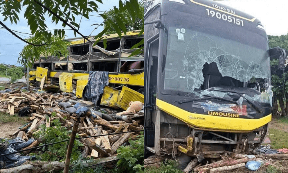 Cận cảnh hiện trường thương tâm vụ tai nạn khiến 9 hành khách tử vong tại Hà Tĩnh