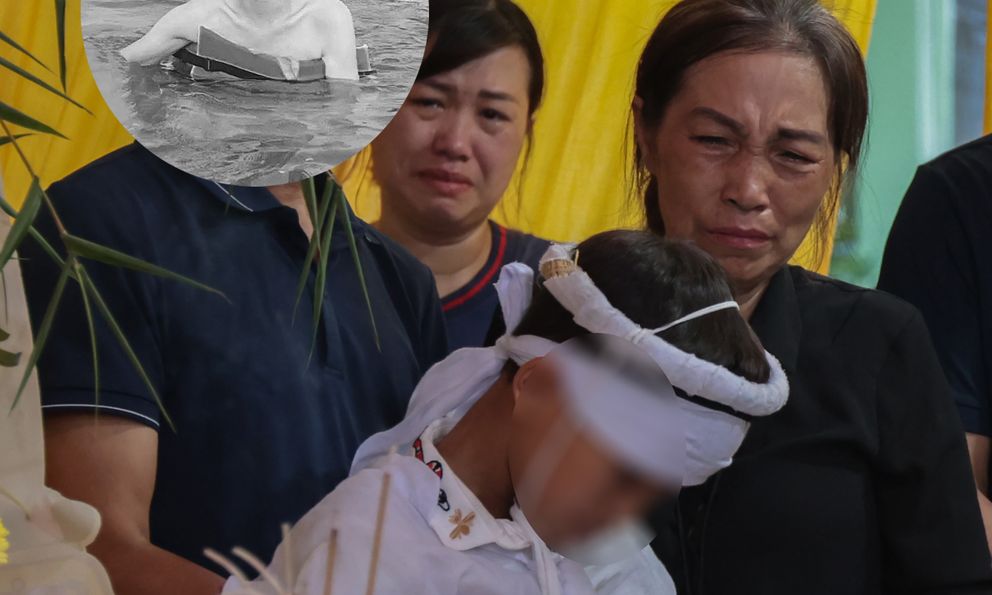 Lễ tang đẫm nước mắt của người cha đơn thân tử nạn khi tắm biển Hòn Gai, để lại con trai khuyết tật và mẹ già