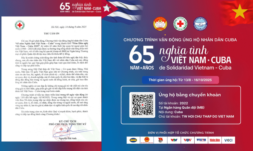 Cả Việt Nam cùng hướng về Cuba: Hơn 65 tỷ đồng được quyên góp chỉ sau 30 giờ phát động