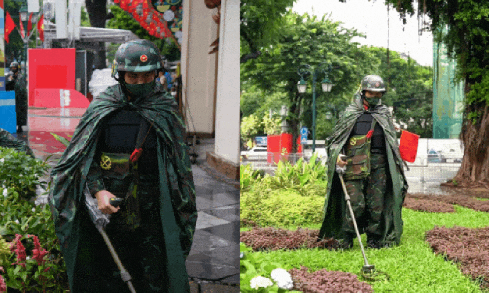 Cận cảnh: Lực lượng Công binh tất bật rà phá bom mìn, đảm bảo an toàn tuyệt đối trước buổi sơ duyệt diễu binh diễu hành A80