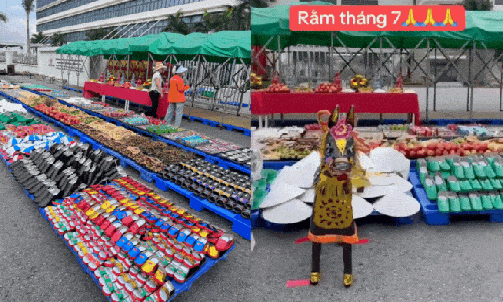 Cảnh tượng lạ tại cổng công ty ở Hải Phòng trong tháng 