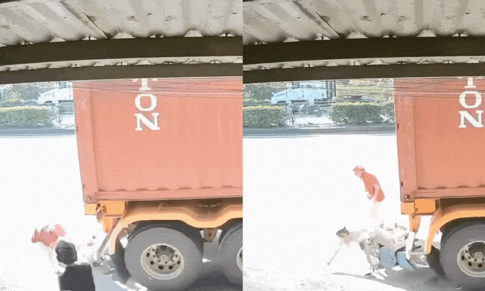 8 giây kinh hoàng với 2 cô gái trẻ: Ai xem xong cũng rùng mình