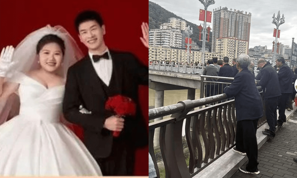 Trung Quốc: Chú rể nhảy cầu tự vẫn ngay trước giờ cử hành hôn lễ, nghi do cô dâu đòi thêm tiền sính lễ mới xuống xe hoa