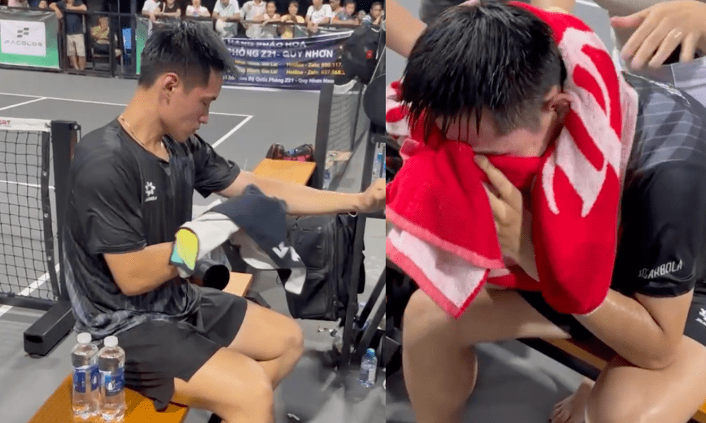 Trương Vinh Hiển bật khóc nức nở khi vô địch giải pickleball sau chuỗi ngày ngập tràn drama 
