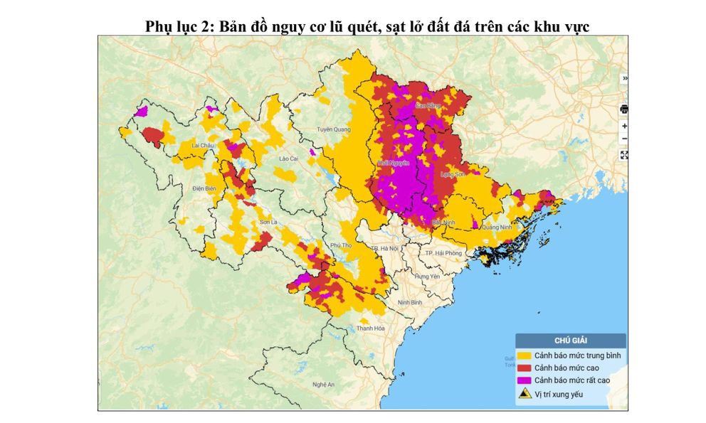 Thông báo khẩn tới 13 tỉnh, thành phố