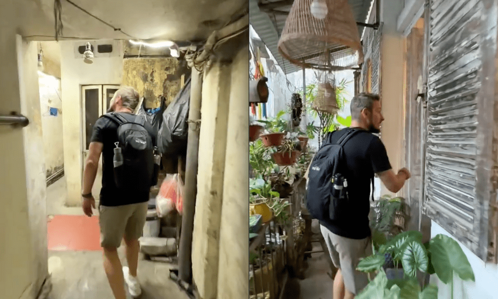 Khách Tây rủ rê mọi người vào 