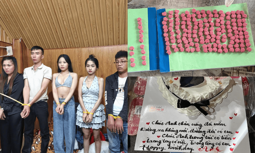 Cảnh tượng thác loạn trong bữa tiệc sinh nhật tại homestay ở Măng Đen, 28/30 đối tượng dương tính ma tuý