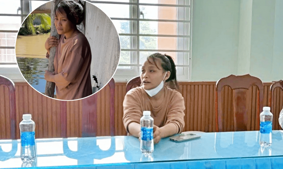 Diễn biến bất ngờ vụ cháu bé 4 tháng tuổi rơi xuống kênh: Công an làm việc với chị Lê Thị Kiều