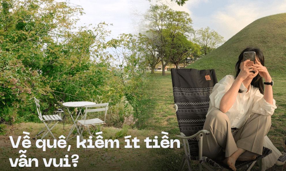 Ở thành phố mệt quá thì về quê