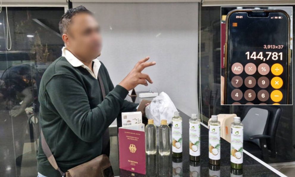 Du lịch Thái Lan, một người đàn ông bị lừa mua 5 chai dầu dừa mọc tóc giá 122 triệu đồng